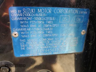 2006 Suzuki Grand Vitara XSport z VIN JS3TE944564103529, wystawiony jako Copart lot #71750074 z przebiegiem 200 255 mil mil oraz Szkoda całkowita • Salvage title. Historia ofert i sprzedaży dostępna na DreamBid. Obrazek 13.