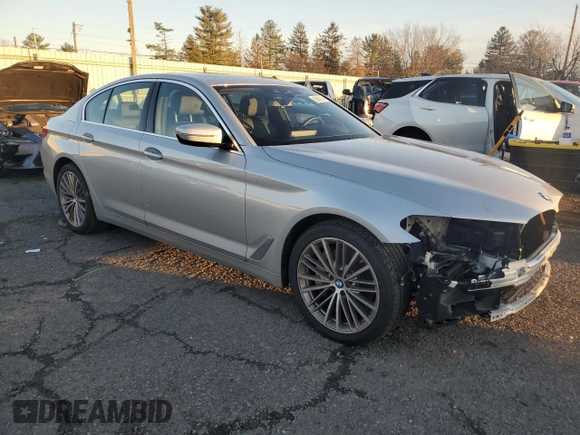 2020 BMW 5 Series 540i xDrive with VIN WBAJS3C09LWW77980, listed as a Copart auction lot 85268944 with 20,396 mi miles and Salvage title. Bid and sale history available at DreamBid. Image 4.
