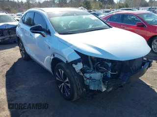 2018 Lexus NX with VIN JTJBARBZXJ2150996, listed as a IAAI auction lot 41665840 with 122,181 mi miles. Bid and sale history available at carsss.com. Image 1.