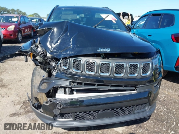 2023 Jeep Compass Latitude with VIN 3C4NJDBN0PT536141, listed as a IAAI auction lot 41974206 with 54,052 mi miles and . Bid and sale history available at DreamBid. Image 12.