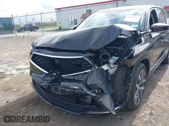 2022 Acura MDX Technology with VIN 5J8YE1H4XNL003559, listed as a IAAI auction lot 42232731 with 50,642 mi miles and . Bid and sale history available at DreamBid. Image 6.