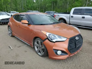 2013 Hyundai Veloster Turbo with VIN KMHTC6AE2DU131877, listed as a Copart auction lot 60256085 with 228,298 mi miles and Clean title. Bid and sale history available at DreamBid. Image 4.