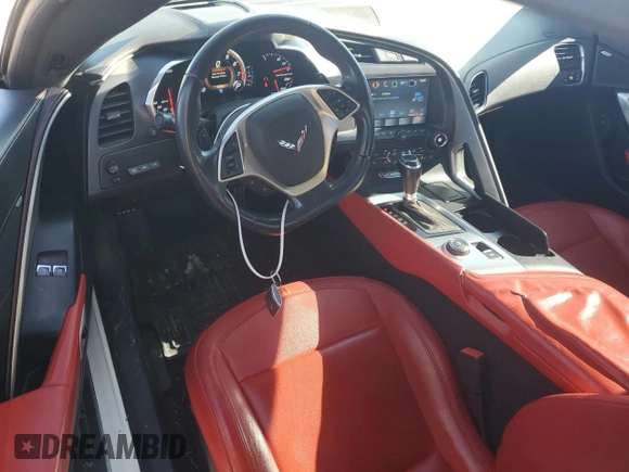 2016 Chevrolet Corvette 2LT with VIN 1G1YD2D75G5119808, listed as a Copart auction lot 86594784 with 77,340 mi miles and Salvage Title. Bid and sale history available at carsss.com. Image 8.