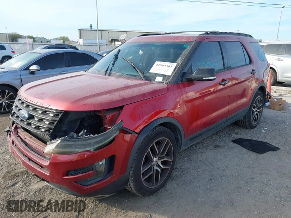 2016 Ford Explorer Sport with VIN 1FM5K8GT7GGA74656, listed as a IAAI auction lot 41864361 with 134,881 mi miles and . Bid and sale history available at carsss.com. Image 2.