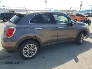 2017 FIAT 500X Lounge with VIN ZFBCFXDB7HP518161, listed as a Copart auction lot 60134985 with 51,357 mi miles and Salvage title. Bid and sale history available at DreamBid. Image 3.