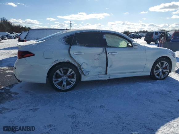 2013 Infiniti M37 with VIN JN1BY1AR9DM603034, listed as a Copart auction lot 88311885 with 0 mi miles and Non Repairable. Bid and sale history available at carsss.com. Image 3.