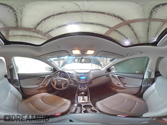 2013 Hyundai Elantra GLS z VIN KMHDH4AE7DU859883, wystawiony jako Copart lot #58296965 z przebiegiem 134 846 mil mil oraz Szkoda całkowita • Salvage title. Historia ofert i sprzedaży dostępna na DreamBid. Obrazek 14.