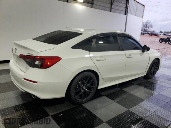 2024 Honda Civic Sport with VIN 2HGFE2F54RH560768, listed as a Copart auction lot 47355255 with 20,349 mi miles and Non Repairable. Bid and sale history available at DreamBid. Image 3.