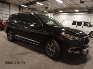 2019 Infiniti QX60 Luxe with VIN 5N1DL0MMXKC565309, listed as a IAAI auction lot 42184987 with 129,985 mi miles and . Bid and sale history available at DreamBid. Image 1.
