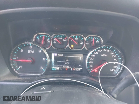 2016 Chevrolet Silverado 1500 LT with VIN 3GCPCREC1GG166207, listed as a IAAI auction lot 41577926 with 62,408 mi miles and . Bid and sale history available at DreamBid. Image 7.