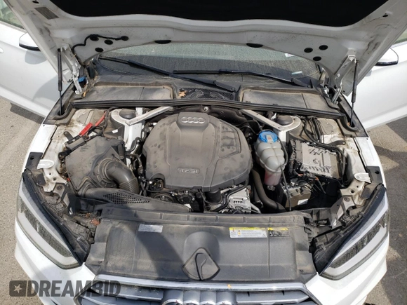 2018 Audi A5 Sportback Premium Plus with VIN WAUENCF57JA134721, listed as a Copart auction lot 43304073 with 0 mi miles. Bid and sale history available at carsss.com. Image 11.