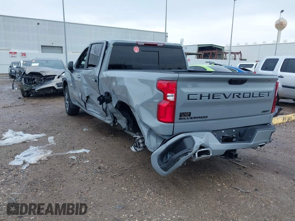 2024 Chevrolet Silverado 1500 RST with VIN 1GCUDEED4RZ364557, listed as a IAAI auction lot 41328591 with 8,793 mi miles. Bid and sale history available at carsss.com. Image 3.