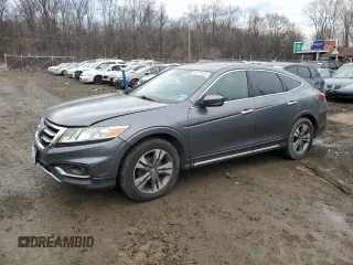 2013 Honda Crosstour EX-L with VIN 5J6TF1H52DL002347, listed as a Copart auction lot 46273475 with 242,997 mi miles and Salvage Title. Bid and sale history available at carsss.com. Image 1.