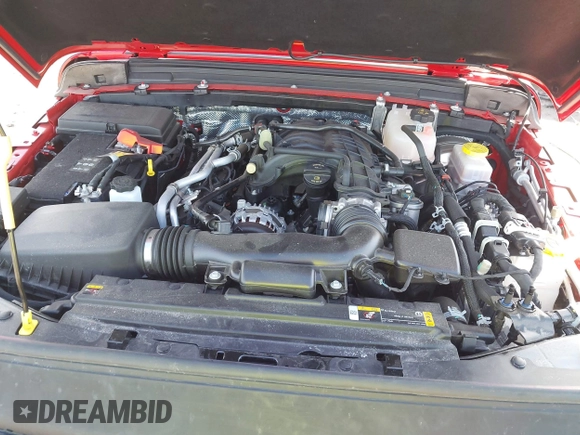 2024 Jeep Wrangler Sport S with VIN 1C4PJXAG7RW304498, listed as a IAAI auction lot 41962812 with 9,457 mi miles and . Bid and sale history available at DreamBid. Image 10.