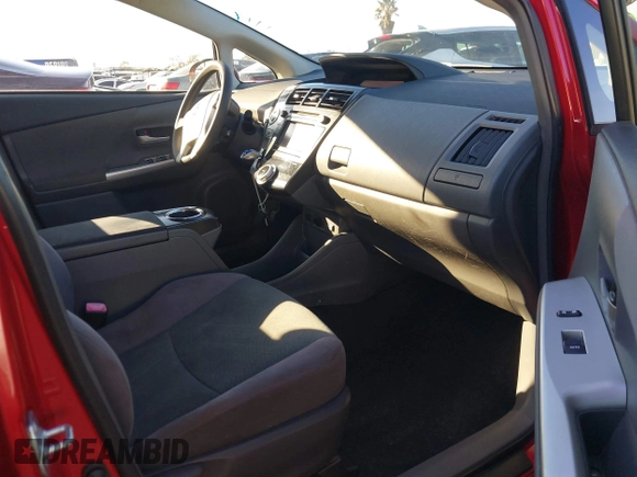 2013 Toyota Prius Two with VIN JTDZN3EU9D3201308, listed as a IAAI auction lot 41645132 with 47,908 mi miles. Bid and sale history available at carsss.com. Image 5.