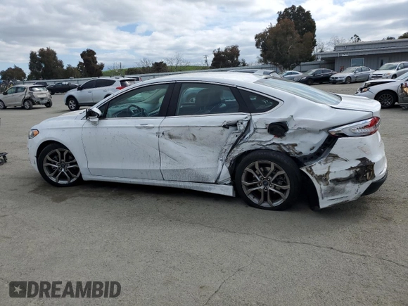 2019 Ford Fusion SEL with VIN 3FA6P0CD0KR254126, listed as a Copart auction lot 50796965 with 72,179 mi miles and Salvage Title. Bid and sale history available at carsss.com. Image 2.