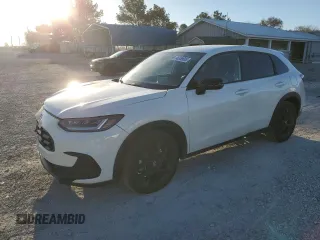 2024 Honda HR-V Sport with VIN 3CZRZ2H52RM742025, listed as a Copart auction lot 48358695 with 15,862 mi miles and Salvage Title. Bid and sale history available at carsss.com. Image 1.