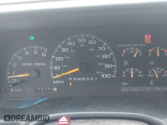1999 Chevrolet Tahoe Z71 with VIN 1GNEK13R8XJ497892, listed as a IAAI auction lot 42120856 with 172,150 mi miles and . Bid and sale history available at DreamBid. Image 7.