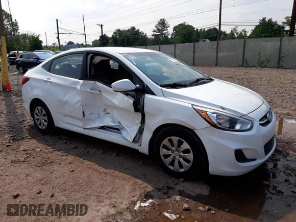 2016 Hyundai Accent SE with VIN KMHCT4AE2GU943446, listed as a Copart auction lot 59987253 with 21,654 mi miles. Bid and sale history available at carsss.com. Image 4.