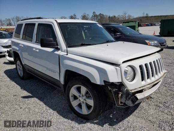 2016 Jeep Patriot Latitude with VIN 1C4NJRFB9GD637469, listed as a Copart auction lot 50377715 with 103,038 mi miles and Salvage title. Bid and sale history available at DreamBid. Image 4.