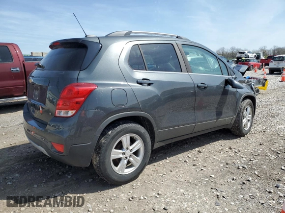 2020 Chevrolet Trax LT with VIN 3GNCJLSB7LL181610, listed as a Copart auction lot 53856625 with 0 mi miles and Salvage Title. Bid and sale history available at carsss.com. Image 3.