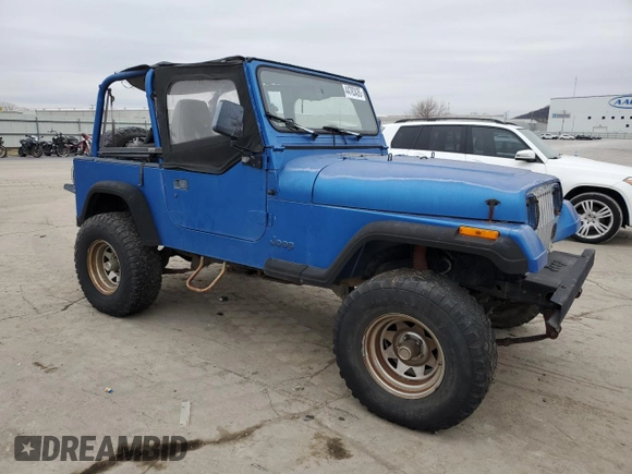 1993 Jeep Wrangler "S" with VIN 1J4FY19PXPP237521, listed as a Copart auction lot 44783435 with 153,654 mi miles and Clean Title. Bid and sale history available at carsss.com. Image 4.
