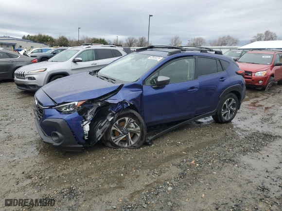 2024 Subaru Crosstrek Premium with VIN JF2GUADC9R8863344, listed as a Copart auction lot 43830235 with 3,251 mi miles and Salvage Title. Bid and sale history available at carsss.com. Image 1.
