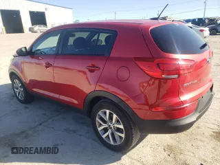 2015 Kia Sportage LX with VIN KNDPB3AC0F7702628, listed as a Copart auction lot 48495365 with 106,208 mi miles and Salvage Title. Bid and sale history available at carsss.com. Image 2.