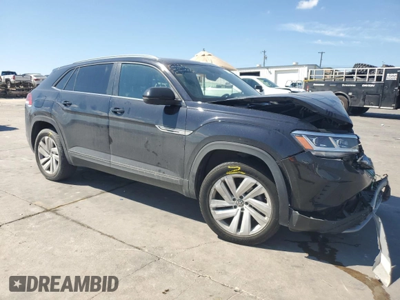 2023 Volkswagen Atlas SE with VIN 1V2JE2CA6PC204816, listed as a Copart auction lot 72651884 with 61,197 mi miles and Salvage title. Bid and sale history available at DreamBid. Image 4.