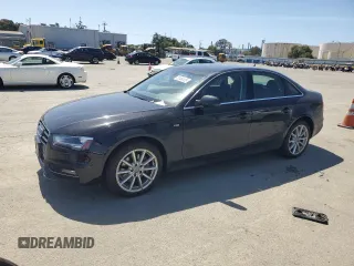 2015 Audi A4 Premium Plus with VIN WAUFFAFL7FN032176, listed as a Copart auction lot 52464105 with 56,260 mi miles and Clean Title. Bid and sale history available at carsss.com. Image 1.