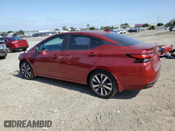 2020 Nissan Versa SR with VIN 3N1CN8FV2LL810451, listed as a Copart auction lot 53837405 with 46,585 mi miles and Salvage title. Bid and sale history available at DreamBid. Image 2.