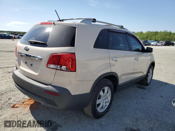 2011 Kia Sorento LX with VIN 5XYKT4A1XBG089359, listed as a Copart auction lot 53356905 with 141,407 mi miles and Salvage Title. Bid and sale history available at DreamBid. Image 3.