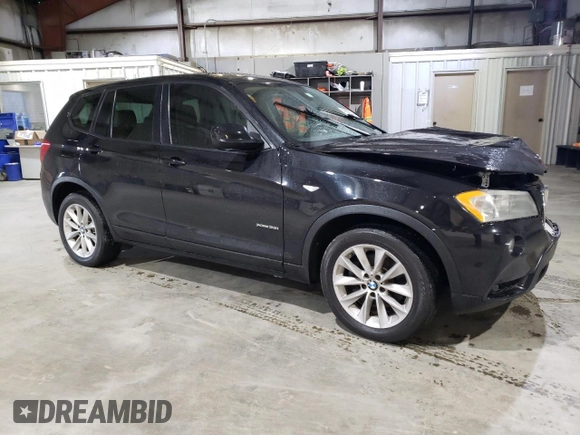 2011 BMW X3 35i with VIN 5UXWX7C57BLL15125, listed as a Copart auction lot 48392785 with 152,463 mi miles and Salvage Title. Bid and sale history available at DreamBid. Image 4.
