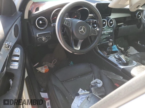 2016 Mercedes-Benz C 300 with VIN 55SWF4JB8GU149038, listed as a Copart auction lot 49835155 with 138,024 mi miles and Salvage Title. Bid and sale history available at carsss.com. Image 8.