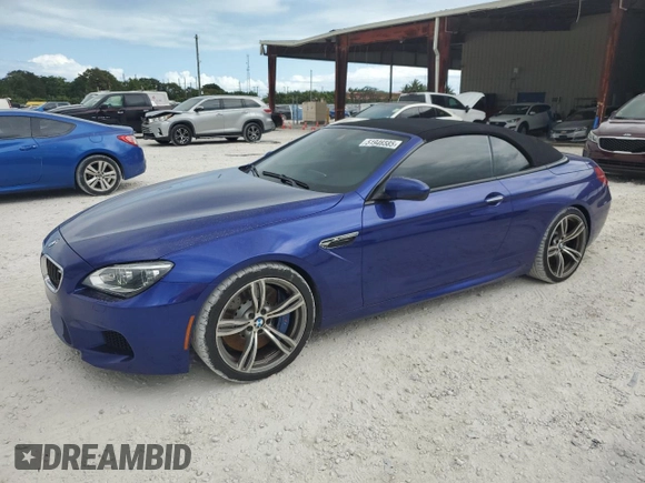 2013 BMW M6 z VIN WBSLZ9C53DDZ78160, wystawiony jako Copart lot #51946585 z przebiegiem 39 260 mil mil oraz Nie do naprawy • Non repairable. Historia ofert i sprzedaży dostępna na DreamBid. Obrazek 1.