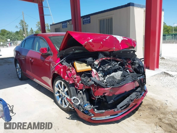 2014 Buick LaCrosse Premium I with VIN 1G4GD5G33EF179635, listed as a IAAI auction lot 41891296 with 61,976 mi miles and . Bid and sale history available at DreamBid. Image 1.