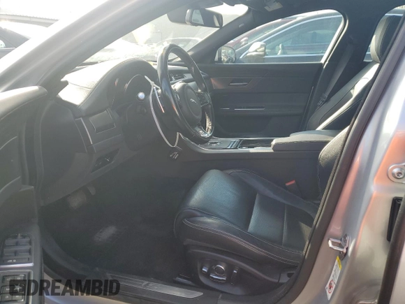 2018 Jaguar XF with VIN SAJBM2FV1JCY64570, listed as a Copart auction lot 80840784 with 57,856 mi miles and Salvage Title. Bid and sale history available at DreamBid. Image 7.