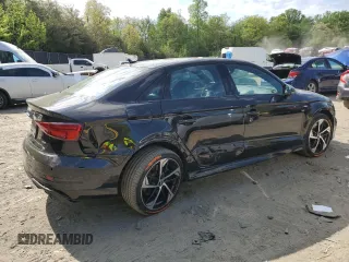 2020 Audi A3 Sedan S line Premium with VIN WAUBEGFF3LA103746, listed as a Copart auction lot 53294934 with 41,343 mi miles and Salvage Title. Bid and sale history available at carsss.com. Image 3.