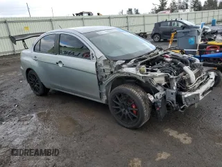 2014 Mitsubishi Lancer Evolution GSR with VIN JA32W8FVXEU000210, listed as a Copart auction lot 87228694 with 120,356 mi miles and Salvage Title. Bid and sale history available at carsss.com. Image 4.
