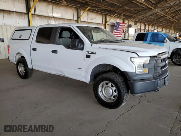 2017 Ford F-150 XL with VIN 1FTEW1EGXHKE26424, listed as a Copart auction lot 62956295 with 209,528 mi miles and Clean title. Bid and sale history available at DreamBid. Image 4.