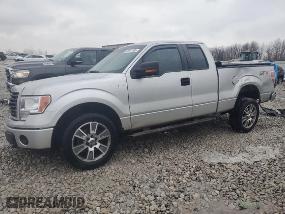 2014 Ford F-150 XL with VIN 1FTEX1EM8EFC11812, listed as a Copart auction lot 46977385 with 188,175 mi miles and Clean Title. Bid and sale history available at carsss.com. Image 1.