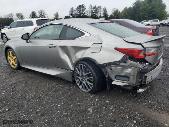 2017 Lexus RC with VIN JTHHE5BC4H5015655, listed as a Copart auction lot 72198434 with 99,735 mi miles and Salvage Title. Bid and sale history available at carsss.com. Image 2.