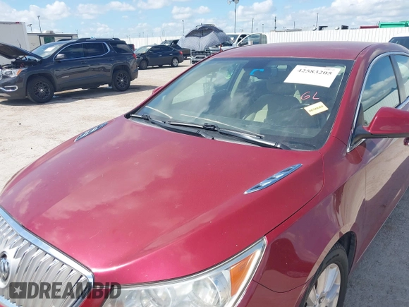 2011 Buick LaCrosse with VIN 1G4GA5GC4BF313458, listed as a IAAI auction lot 42583205 with 116,752 mi miles and . Bid and sale history available at DreamBid. Image 6.
