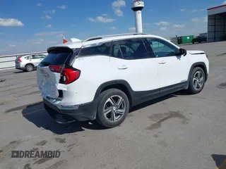 2021 GMC Terrain SLT with VIN 3GKALPEV7ML391587, listed as a IAAI auction lot 42281436 with 93,553 mi miles and . Bid and sale history available at DreamBid. Image 4.