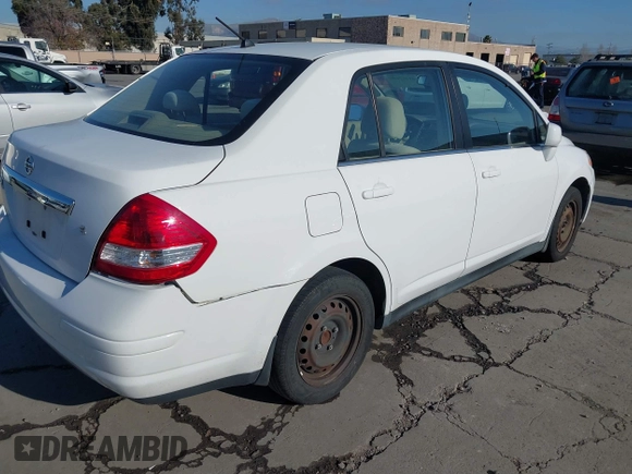 2007 Nissan Versa 1.8 SL with VIN 3N1BC11EX7L460203, listed as a IAAI auction lot 41462656 with 160,142 mi miles. Bid and sale history available at carsss.com. Image 4.
