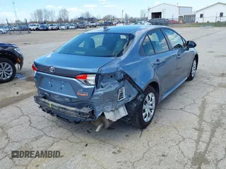 2020 Toyota Corolla LE with VIN JTDEPRAE0LJ070323, listed as a IAAI auction lot 41985664 with 57,502 mi miles and . Bid and sale history available at DreamBid. Image 4.