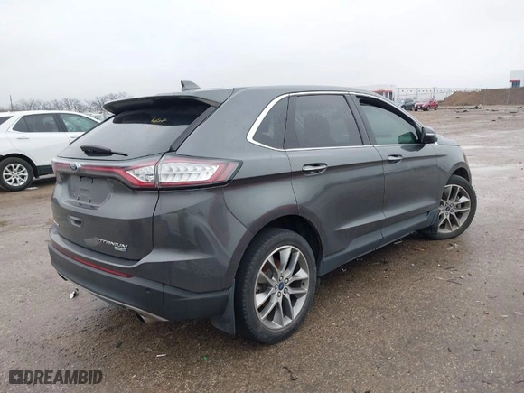 2018 Ford Edge Titanium with VIN 2FMPK4K94JBC51062, listed as a IAAI auction lot 41542533 with 76,652 mi miles. Bid and sale history available at carsss.com. Image 4.