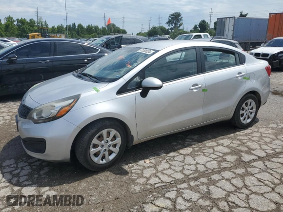 2013 Kia Rio LX with VIN KNADM4A39D6180830, listed as a Copart auction lot 70021944 with 100,644 mi miles and Non Repairable. Bid and sale history available at DreamBid. Image 1.