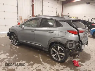2021 Hyundai Kona Ultimate with VIN KM8K5CA55MU686696, listed as a IAAI auction lot 41347527 with 38,750 mi miles. Bid and sale history available at carsss.com. Image 3.