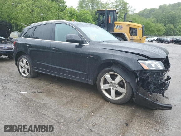 2012 Audi Q5 Premium Plus with VIN WA1DKAFPXCA073066, listed as a Copart auction lot 56156875 with 126,573 mi miles and Salvage title. Bid and sale history available at DreamBid. Image 4.